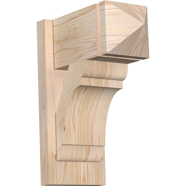Ekena Millwork Olympic Arts & Crafts Smooth Outlooker, Douglas Fir, 7 1/2"W x 14"D x 18"H OUT08X14X18OLY03SDF - main